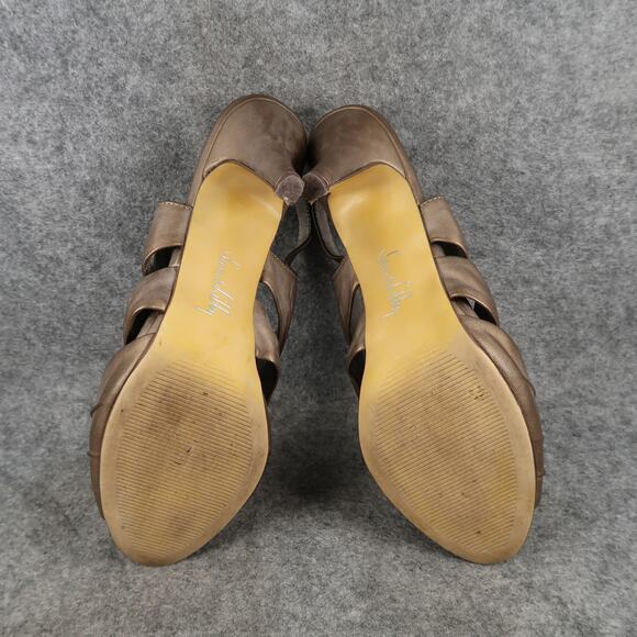 Sam & Libby Shoes Womens 7.5 Slingback Pumps Stiletto Peep Toe Formal High Heels - Picture 11 of 13